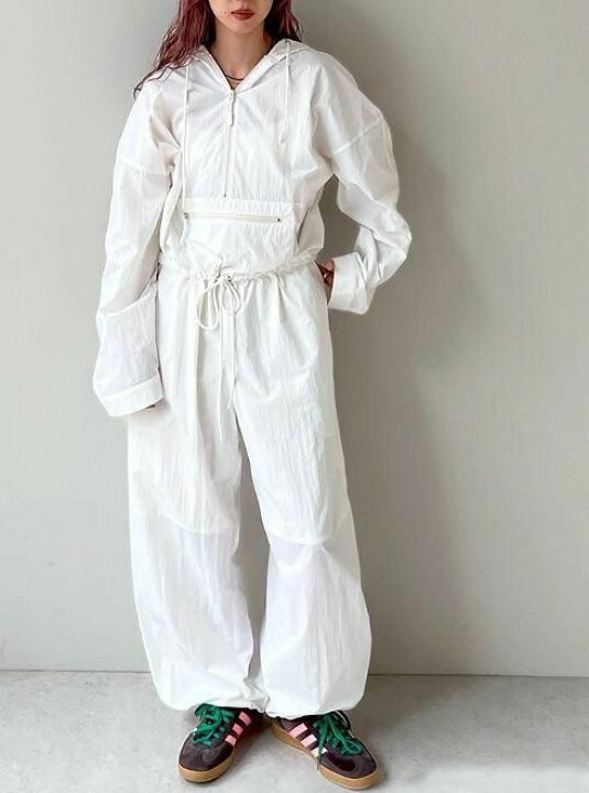 楽天市場】【予約】anuke アンヌーク Nylon Zip Combinaison☆ 26春夏 