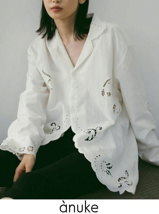 楽天市場】【予約】【待望追加】anuke アンヌーク Cutwork Opencollar 