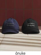 【予約】anuke アンヌーク Drawstring Logo Cap 26春夏予約 62611010 帽子 入荷予定 : 3月中旬〜 26春受…