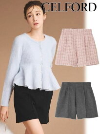 【即日出荷】(限定価格10%OFF&500円OFF) CELFORD セルフォード バリエミニマルショートパンツ 25秋冬 CWFP255020 ショートパンツ ボトム【新作】