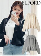 【即日出荷】(10%OFF&400円OFF~9/4) CELFORD セルフォード ペプラムデザインポンチパーカー 26秋冬 CWCJ2…