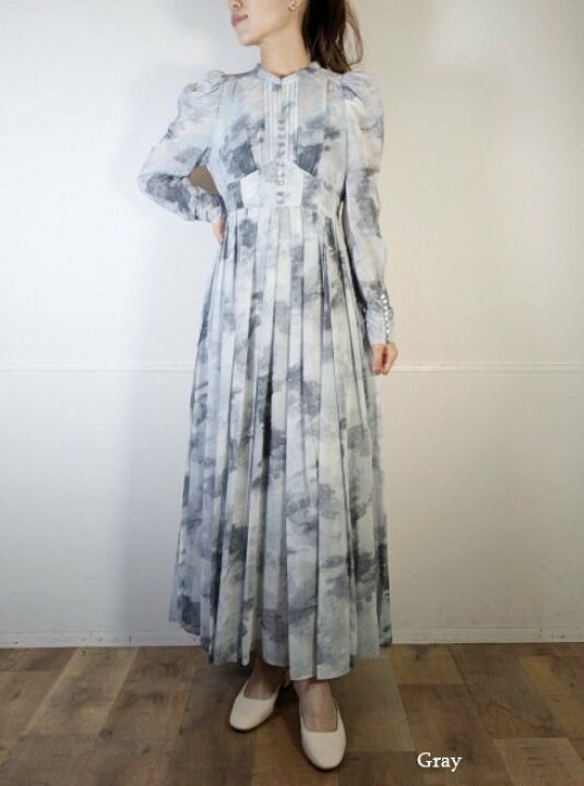 楽天市場】【即日出荷】 COCODEAL ココディール 水彩アートワンピース  