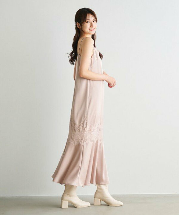 楽天市場】【即日出荷】 COCODEAL ココディール レース切り替えサテン  