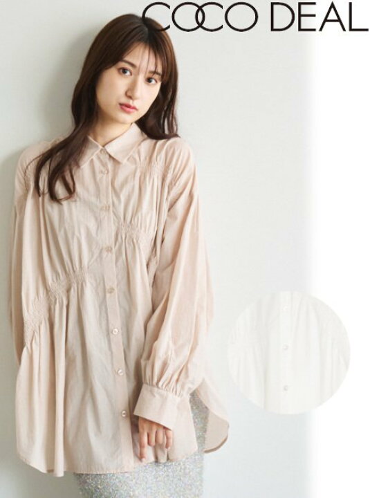 楽天市場】【即日出荷】 COCODEAL ココディール シャーリングシャツ 