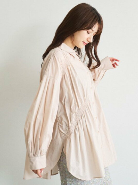 楽天市場】【即日出荷】 COCODEAL ココディール シャーリングシャツ 