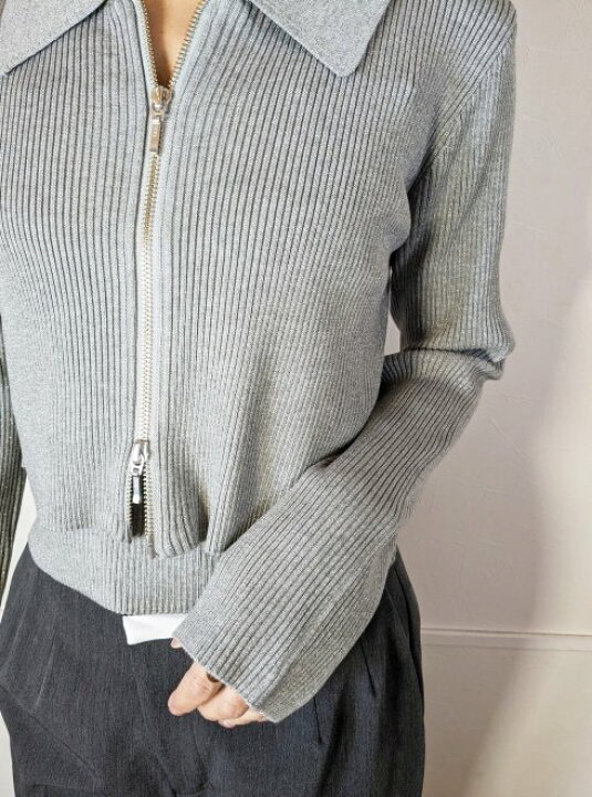 楽天市場】【即日出荷】COCODEAL ココディール ラメ襟付きジップ  