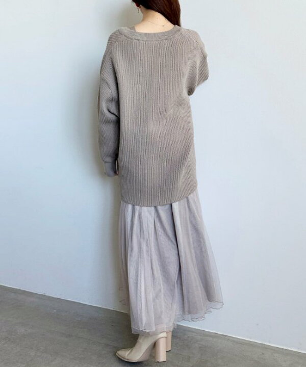 楽天市場】【即日出荷】COCODEAL ココディール ビッグニット×チュール  