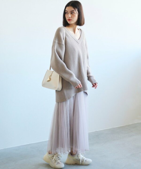 楽天市場】【即日出荷】COCODEAL ココディール ビッグニット×チュール  