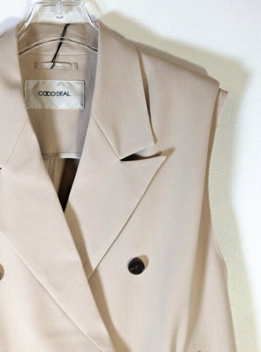 楽天市場】【即日出荷】 COCODEAL ココディール バックベルトジレ 24春 