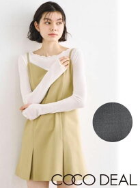 【即日出荷】(最終セール50%OFF) COCODEAL ココディール タックヘムミニワンピース×ショートパンツ 25春夏. 75215202 フレアワンピース 【新作】 25sp