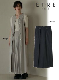 【即日出荷】夏セール50%OFF ETRE TOKYO エトレトウキョウ 2wayタックスカート 23春夏 1223221046 ロング・マキシスカート