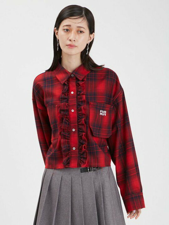 楽天市場】【予約】(11%OFF) FURFUR ファーファーロゴ刺繍クロップド 