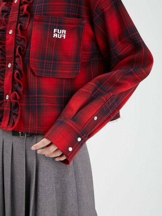 楽天市場】【予約】(11%OFF) FURFUR ファーファーロゴ刺繍クロップド 