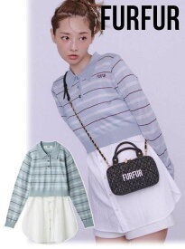 【予約】(限定価格10%OFF&500円OFF) FURFUR ファーファー レイヤードポロニット 25秋冬予約 RWNT254089 ニットトップス 入荷予定 : 9月中旬〜　トップス