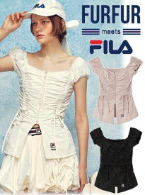 【即日出荷】(期間限定10%OFF&500円OFFクーポン) FURFUR ファーファー FILAコラボパフスリーブトップス 25春夏. RWFT254005 カットソー 25Tシャツ特集【新作】
