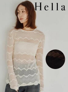 �y�\��z(�H�󒍉�10%OFF) Hella �w�� Flocked Lace Sheer Top 26�H�~�\�� h263-17 �J�b�g�\�[ ���ח\�� : 9�����{�`