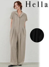 【予約】(期間限定10%OFF) Hella ヘラwide tuck jumpsuit 26春夏予約 h261-40 オールインワン・コンビネゾン 入荷予定 : 5月中旬〜　ボトム