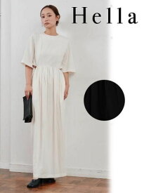 【予約】(期間限定10%OFF) Hella ヘラwaist side slit cocoon dress 26春夏予約 h261-43 マキシワンピース 入荷予定 : 4月中旬〜