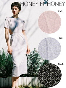 �y�����o�ׁz�Z�[��60%OFF Honey mi Honey �n�j�[�~�[�n�j�[ flower long one-piece 22�t��. 22S-TA-41 �t���A�����s�[�X 22�t�����s 2022summer �@��