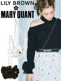 【即日出荷】(2BUY10%OFF)ファイナルセール20%OFF! Lily Brown リリーブラウン (MARY QUANT) デイジーバッグ 23秋冬. LWGB241315 ハンド・ショルダーバッグ 【lilybrown】マリークアント マリクワ コラボ 【ラッピング】