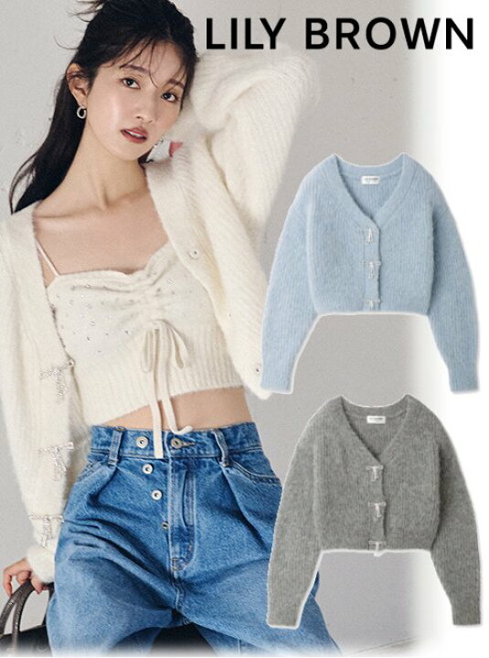 楽天市場】【予約】15%OFF! Lily Brown リリーブラウン ビジューリボン 