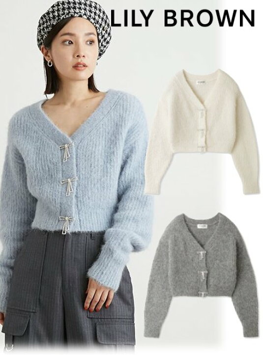 楽天市場】【予約】15%OFF! Lily Brown リリーブラウン ビジューリボン 