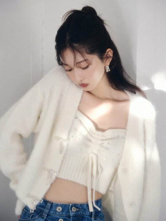 楽天市場】【予約】15%OFF! Lily Brown リリーブラウン ビジューリボン  