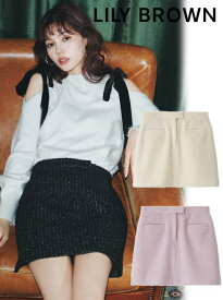 【即日出荷】(セール50%OFF) Lily Brown リリーブラウンミニスリットスカショーパン 24秋冬. LWFP245014 ショートパンツ ボトム ss12