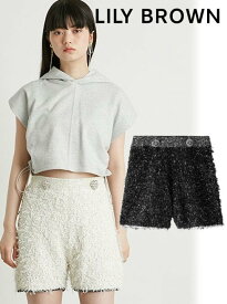 【即日出荷】(ファイナルセール60%OFF) Lily Brown リリーブラウン ビジューニットパンツ 24春夏. LWNP242802 パンツ 【lilybrown】ボトム 24sp