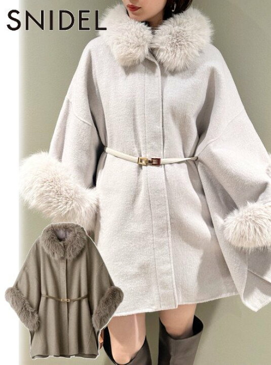 楽天市場】【即日出荷】(11%OFF＋300円OFF) snidel スナイデル ファー  