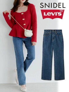 �y�����o�ׁz(�ŏI�Z�[��50%OFF&300�~OFF) snidel �X�i�C�f�� Levi's�ʒ��f�j�� 29�C���` 25�H�~ SWFP254071 �f�j���p���c �@�{�g���y�V��z 26sp 25ps