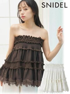 �y�\��z(10%OFF&400�~OFF~5/22) snidel �X�i�C�f�� �{�����[�����[�X�g�����j�b�g�x�ATOPS 26�t��.�\�� SWNT262093 �L���~�\�[���E�x�A�g�b�v�E�r�X�`�F ���ח\�� : 6�����{�`�@�g�b�v�X