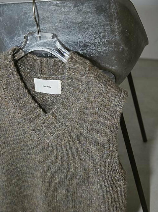 楽天市場】【即日出荷】TODAYFUL トゥデイフル Mottle Yarn Knit Vest 