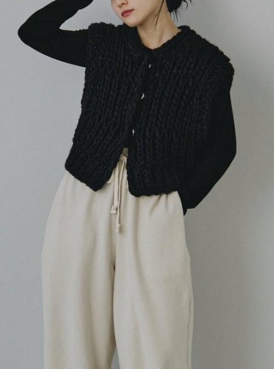 楽天市場】【即日出荷】TODAYFUL トゥデイフル Chunky Hand Knitvest 