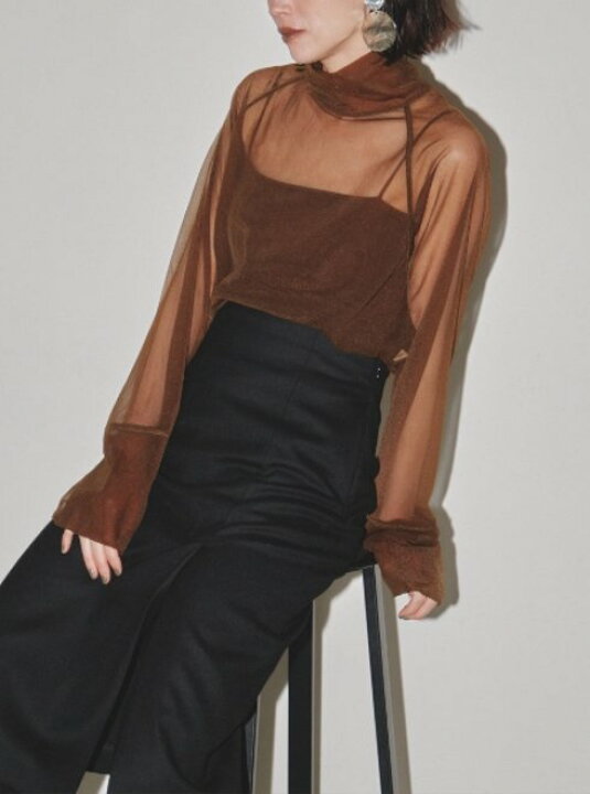 楽天市場】【予約】TODAYFUL トゥデイフル Sheer Turtle Tops☆ シアー 