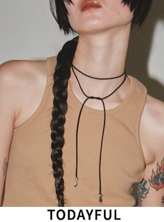 楽天市場】【予約】TODAYFUL トゥデイフル Suede Cord Choker 