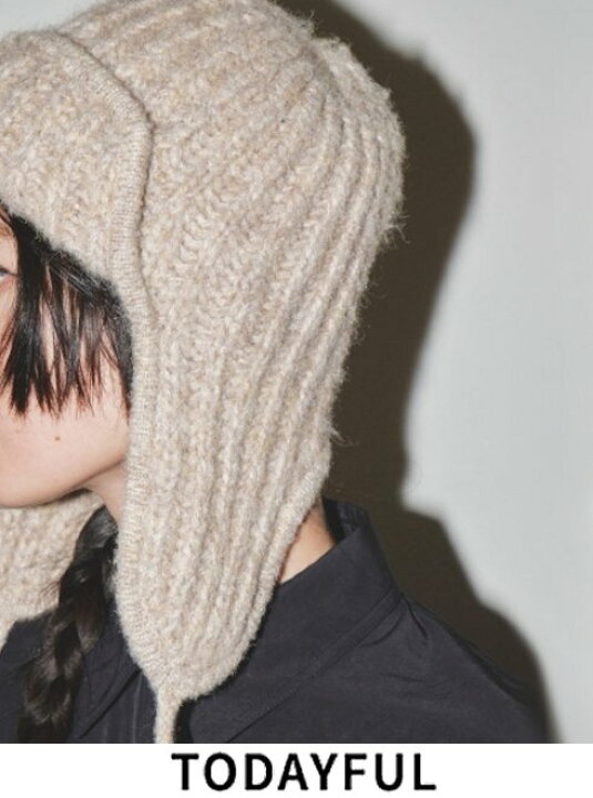 楽天市場】【予約】TODAYFUL トゥデイフル Flight Knit Cap☆ フライト 