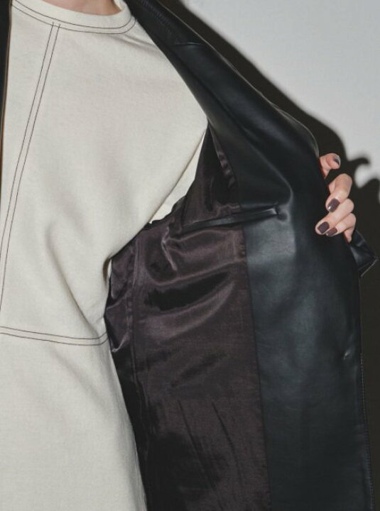 楽天市場】【予約】TODAYFUL トゥデイフル Ecoleather Tailored Jacket 