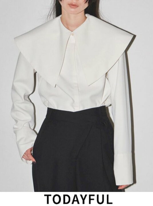 楽天市場】【即日出荷】TODAYFUL トゥデイフル Puritan Collar Blouse  