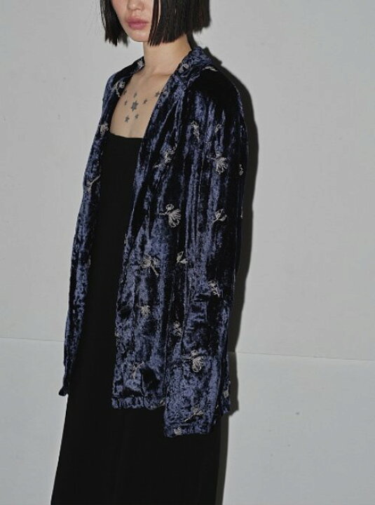 楽天市場】【予約】TODAYFUL トゥデイフル Embroidery Velour Jacket 