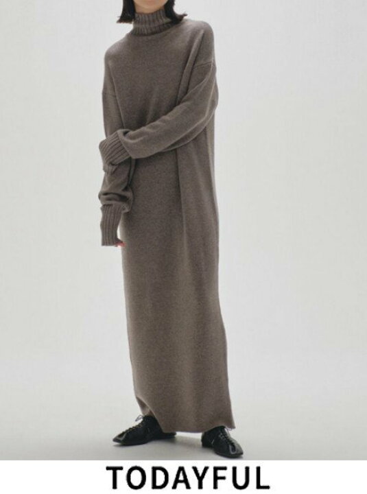 楽天市場】【即日出荷】 TODAYFUL トゥデイフル Turtle Knit Dress 24  