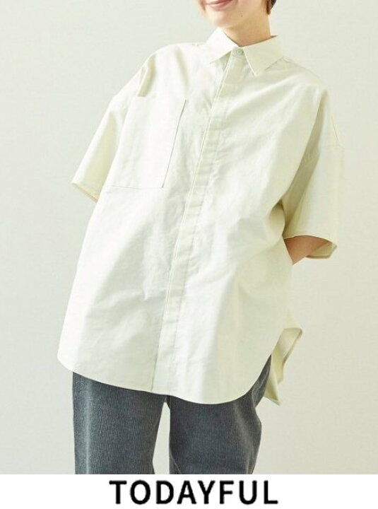 楽天市場】【即日出荷】TODAYFUL トゥデイフル Halfsleeve Oxford 
