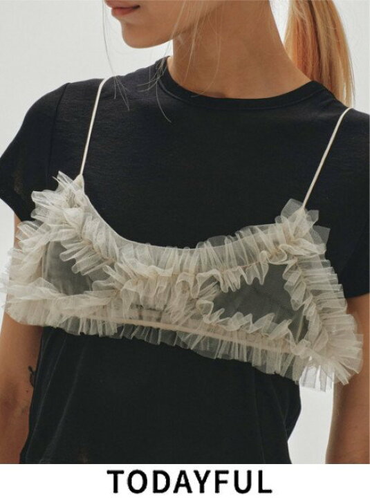 楽天市場】【即日出荷】TODAYFUL トゥデイフル Frill Tulle Bustier 24 