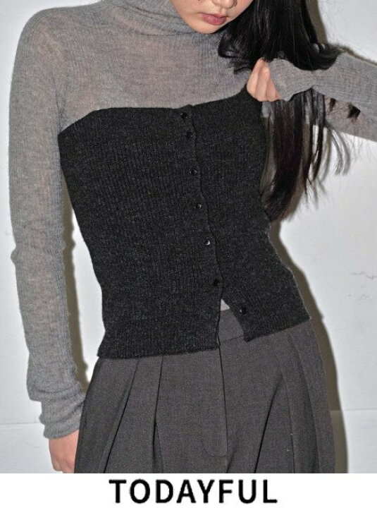 楽天市場】【即日出荷】TODAYFUL トゥデイフル Rib Knit Bustier☆ 24 