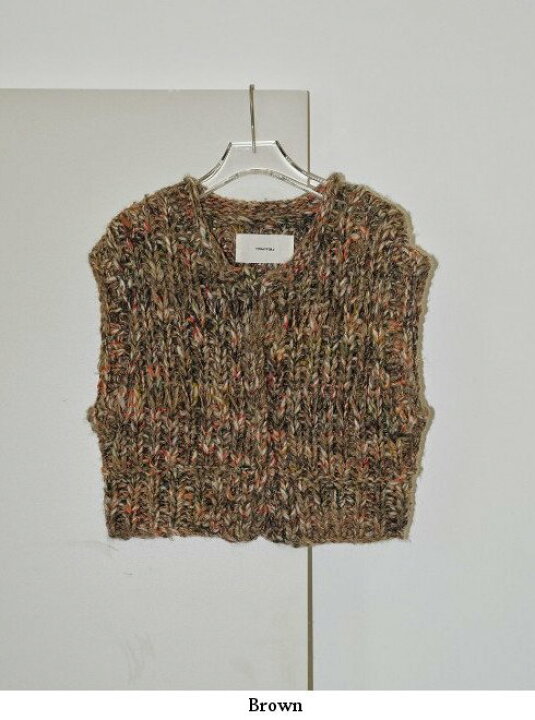 楽天市場】【予約】 TODAYFUL トゥデイフル Mix Handknit Vest☆ 24 