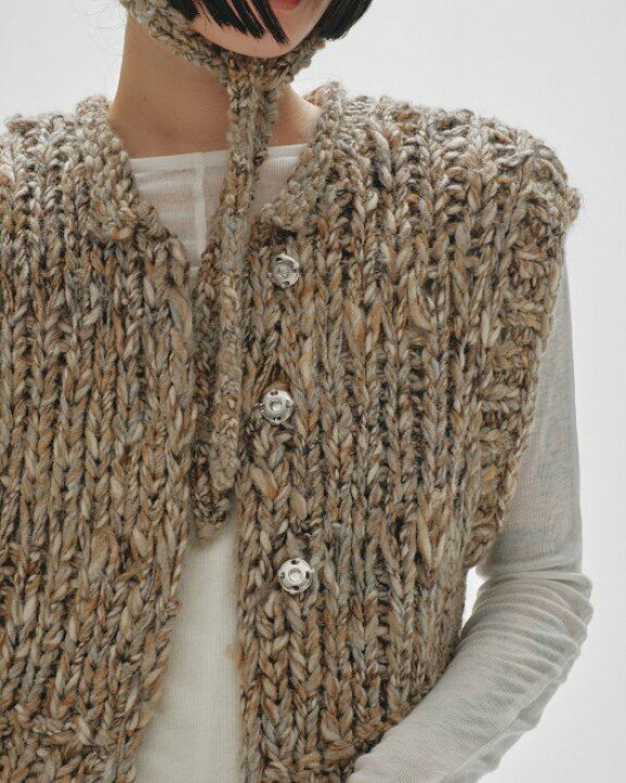 楽天市場】【予約】 TODAYFUL トゥデイフル Mix Handknit Vest☆ 24 