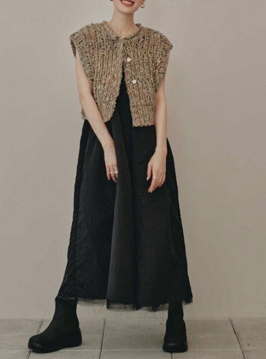 楽天市場】【予約】 TODAYFUL トゥデイフル Mix Handknit Vest☆ 24 
