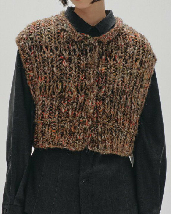 楽天市場】【予約】 TODAYFUL トゥデイフル Mix Handknit Vest☆ 24 