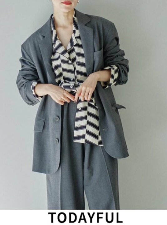 楽天市場】【予約】TODAYFUL トゥデイフル Heather Over Jacket ☆ 24 
