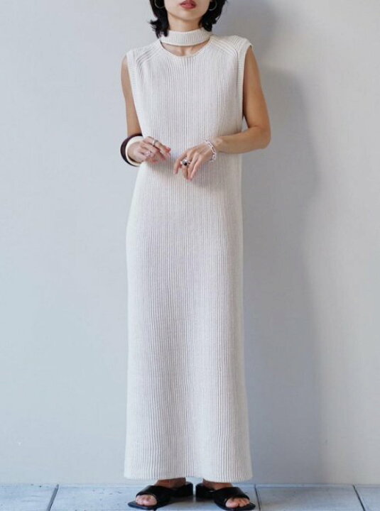 楽天市場】【予約】TODAYFUL トゥデイフル Slit Neck Knitdress ☆ 24 